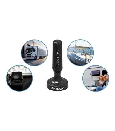Shark SHA301CAR Car Active DVBT Antenna With Amplituner