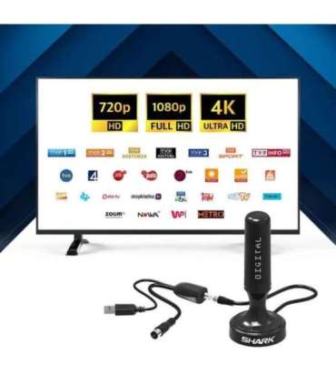 Shark SHA301CAR Car Active DVBT Antenna With Amplituner