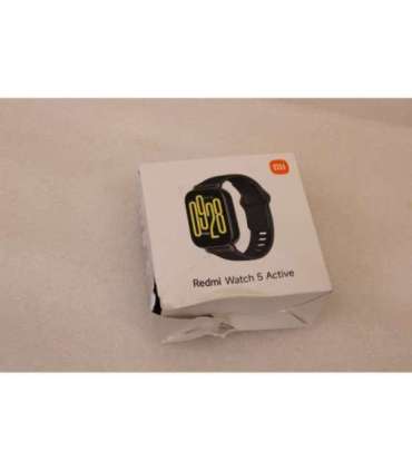 SALE OUT. Redmi Watch 5 Active Smart watch LCD 2.0” Waterproof DAMAGED PACKAGING Midnight Black