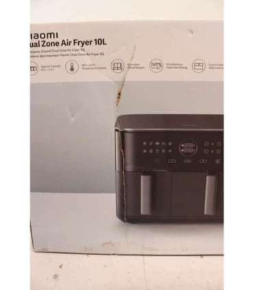 SALE OUT. Xiaomi Dual Zone Air Fryer EU Power 2700 W Capacity 10 L Black DAMAGED PACKAGING