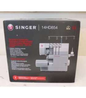 SALE OUT. Singer Sewing Machine 14HD-854 Heavy Duty Serger Number of stitches 8 Grey DAMAGED PACKAGING