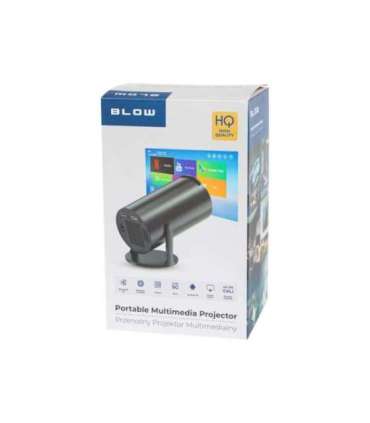BLOW AndroidTV HD Cinema BLACK Portable Projector