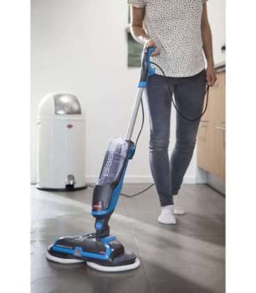 Bissell Mop SpinWave Corded operating Electric Washing function 105 W Blue/Titanium