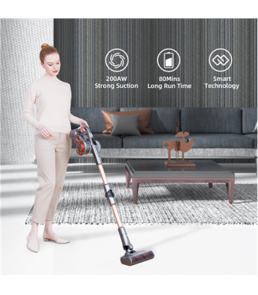 Jimmy Vacuum Cleaner H9 Pro Cordless operating 600 W 28.8 V Operating time (max) 80 min Silver/Cooper |
