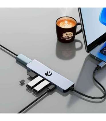 Hawk HW-HUB601 6in1 Adapter USB-C
