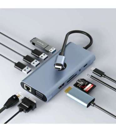 Hawk HW-HUB1101 11in1 Adapter USB-C