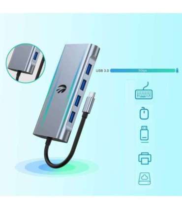 Hawk HW-HUB1101 11in1 Adapter USB-C