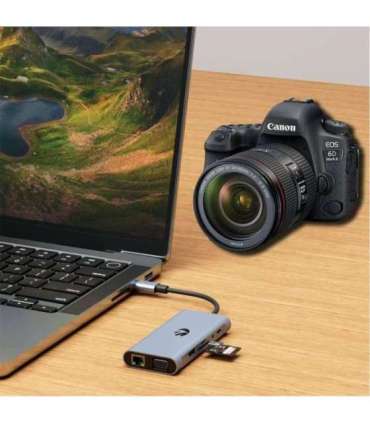 Hawk HW-HUB801 8in1 Adapter USB-C