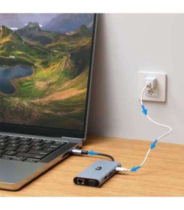 Hawk HW-HUB801 8in1 Adapter USB-C