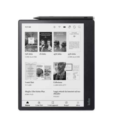 Kobo eBook-Reader eBookReader Elipsa 2E 32GB Bundle incl Stylus (N605-KU-BK-K-BU) (N605KUBKKBU)