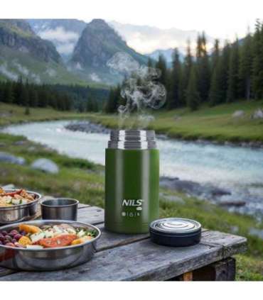 NC3802 LUNCH BOX 1000ML GREEN NILS CAMP