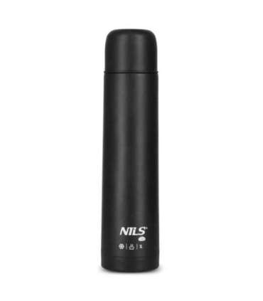NC3804 TOURIST THERMOS FLASK 1000 ML BLACK NILS CAMP