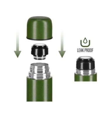 NC3804 TOURIST THERMOS FLASK 1000 ML GREEN NILS CAMP