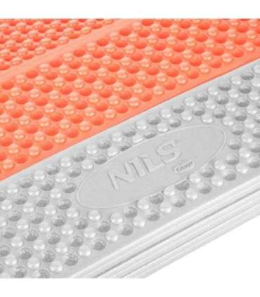 NC17103 FOLDABLE TOURIST MAT WITH ALUMINUM EDGING + XPE 195 CM ORANGE NILS CAMP