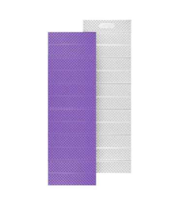 NC17103 FOLDABLE TOURIST MAT WITH ALUMINIUM EDGING + XPE 195 CM PURPLE NILS CAMP