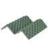 NC17105 CAMPING SEAT MAT WITH ALUMINIUM EDGING + IXPE 40 CM GREEN NILS CAMP