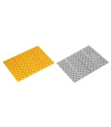 NC17105 CAMPING SEATING MAT WITH ALUMINIUM EDGING + IXPE 40 CM YELLOW NILS CAMP