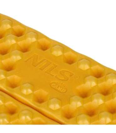 NC17105 CAMPING SEATING MAT WITH ALUMINIUM EDGING + IXPE 40 CM YELLOW NILS CAMP