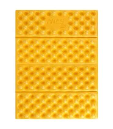 NC17105 CAMPING SEATING MAT WITH ALUMINIUM EDGING + IXPE 40 CM YELLOW NILS CAMP