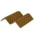 NC17105 CAMPING SEAT MAT WITH ALUMINIUM EDGING + IXPE 40 CM BROWN NILS CAMP