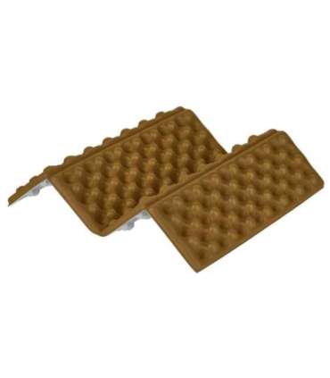 NC17105 CAMPING SEAT MAT WITH ALUMINIUM EDGING + IXPE 40 CM BROWN NILS CAMP