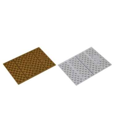 NC17105 CAMPING SEAT MAT WITH ALUMINIUM EDGING + IXPE 40 CM BROWN NILS CAMP