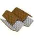 NC17105 CAMPING SEAT MAT WITH ALUMINIUM EDGING + IXPE 40 CM BROWN NILS CAMP