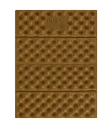 NC17105 CAMPING SEAT MAT WITH ALUMINIUM EDGING + IXPE 40 CM BROWN NILS CAMP
