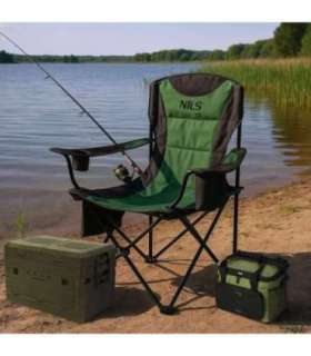 NC3501 NILS CAMP FOLDING CAMPING CHAIR KHAKI