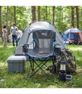 NC3706  GREY TOURIST CHAIR NILS CAMP