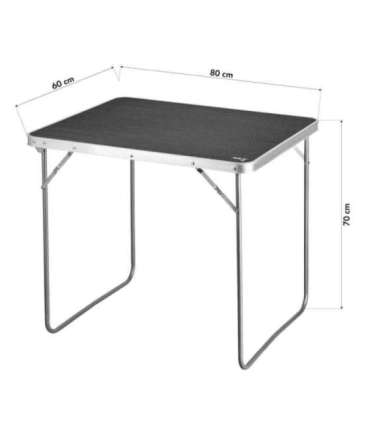 NC3401 CAMPING TABLE 80x60x70 CM DARK GREY NILS CAMP