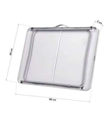 NC3401 CAMPING TABLE 80x60x70 CM DARK GREY NILS CAMP