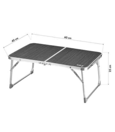 NC3402 NILS CAMP LOW DARK GREY FOLDING TOURIST TABLE