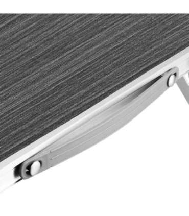 NC3402 NILS CAMP LOW DARK GREY FOLDING TOURIST TABLE