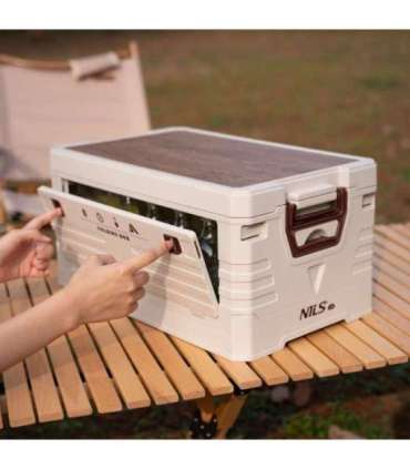 NCB4002 FOLDING CAMPING BOX WITH LID 2IN1 50L NILS CAMP
