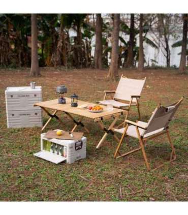 NCB4002 FOLDING CAMPING BOX WITH LID 2IN1 50L NILS CAMP