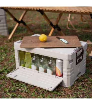 NCB4002 FOLDING CAMPING BOX WITH LID 2IN1 50L NILS CAMP