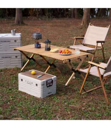 NCB4002 FOLDING CAMPING BOX WITH LID 2IN1 50L NILS CAMP