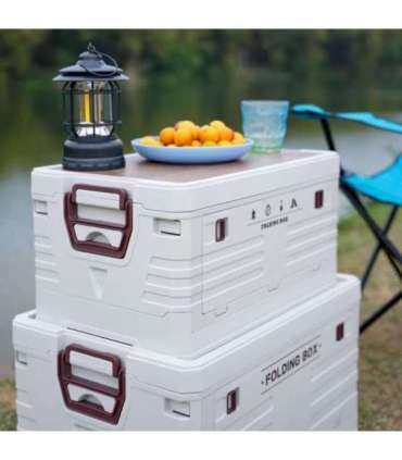 NCB4002 FOLDING CAMPING BOX WITH LID 2IN1 50L NILS CAMP