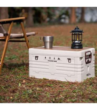 NCB4002 FOLDING CAMPING BOX WITH LID 2IN1 50L NILS CAMP