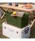 NCB4007 FOLDING CAMPING BOX WITH 2-IN-1 TABLE FUNCTION GREEN NILS CAMP