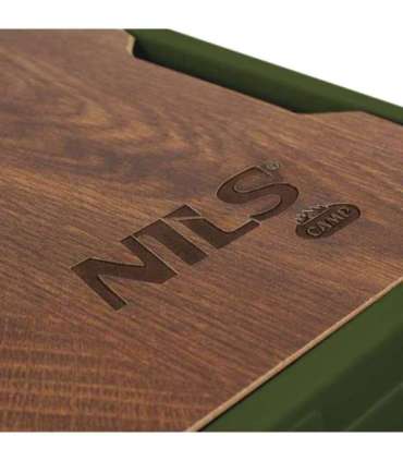 NCB4007 FOLDING CAMPING BOX WITH 2-IN-1 TABLE FUNCTION GREEN NILS CAMP