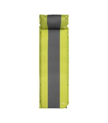 NC4349 GREEN-GRAY SELF-INFLATING MAT WITH A PILLOW  NILS CAMP