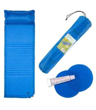 NC4001 BLUE SELF-INFLATING MAT WITH A PILLOW NILS CAMP