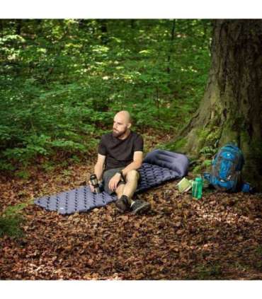 NC4006 GREY TOURIST MAT WITH PUMP NILS CAMP