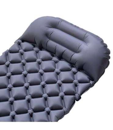 NC4006 GREY TOURIST MAT WITH PUMP NILS CAMP