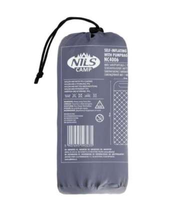 NC4006 GREY TOURIST MAT WITH PUMP NILS CAMP