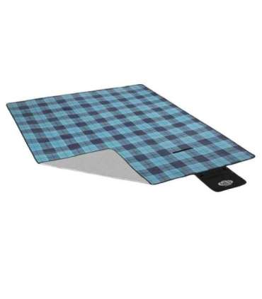 NC8002 BLUE CHEQUERED PICNIC MAT 250x200 PE ALU NILS CAMP
