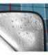 NC8002 BLUE CHEQUERED PICNIC MAT 250x200 PE ALU NILS CAMP