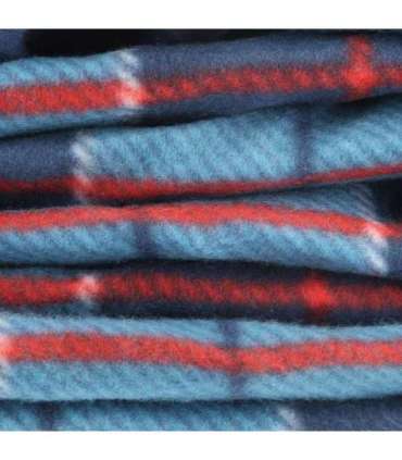 NC8002 BLUE CHEQUERED PICNIC MAT 250x200 PE ALU NILS CAMP